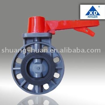 PVC Butterfly valve (handle lever type)