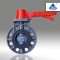 PVC butterfly valve handle lever type FD40