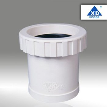 PVC DWV Screw Coupling With Rubber