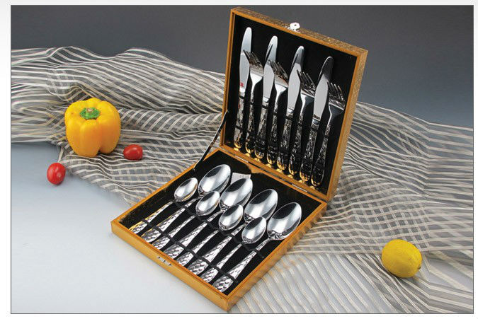 New stainless steel cooking tool sets tableware knife fork spoon brand dinner fork spoon tableware 01