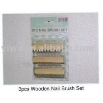 Yiwu Dollar Store Item Agent of Wooden Nail Brush Set