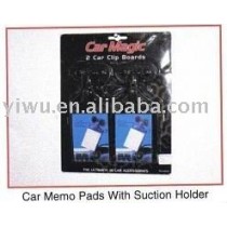 Yiwu Dollar Store Item Agent of Car Memo Pads with Suction Holder
