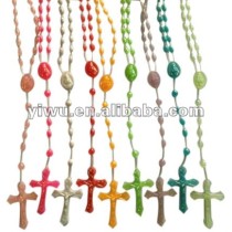 Plastic Rosary Necklace
