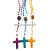 Glow in the Dark Plastic Rosary Necklace