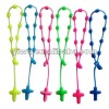 Plastic Glow in the Dark Rosary Necklace