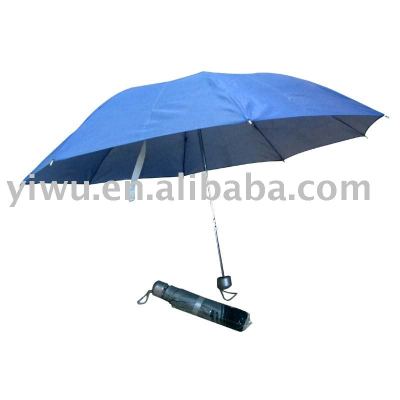 Blue Three Fold Umbrella