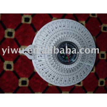 muslim worship rug with compass