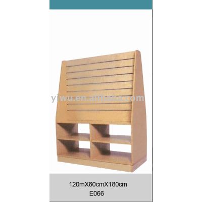 Wooden display rack