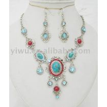 Gemstone jewelry set