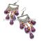 drop beads bronze earrings