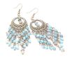 sapphire beads earrings