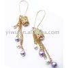 cages pearl earrings