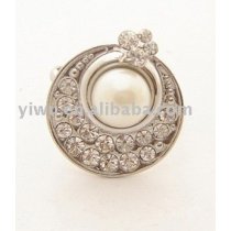 pearl crystal stone rings