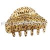 Leopard veins acrylic hair claw