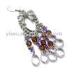 butterfly chandelier beads earrings