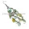 chandelier pearl shell earrings