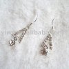 letter shaped rhinestone earrings