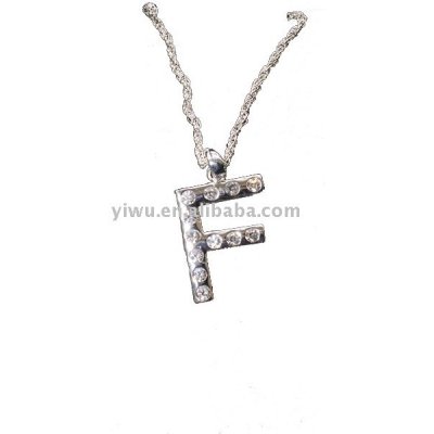 Letter type necklace
