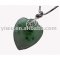 heart 925 Sterling silver jade necklace