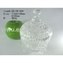 Candy Glass Jar.Glass Storage Jar, Glass Jug