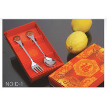 Colorful dinnerware sets promotional stainless steel tableware dinnerware set D1