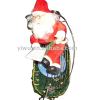 reading book santa claus in bassinet toy