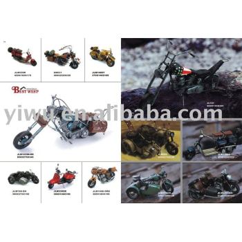 Motorcycle Model, Metal Motorcycle Model, Antique Model