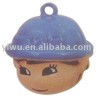 cute child with cap jingle bell