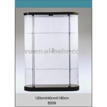 Glass display showcase