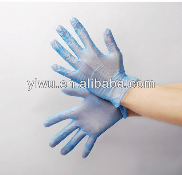 Disposable vinyl gloves