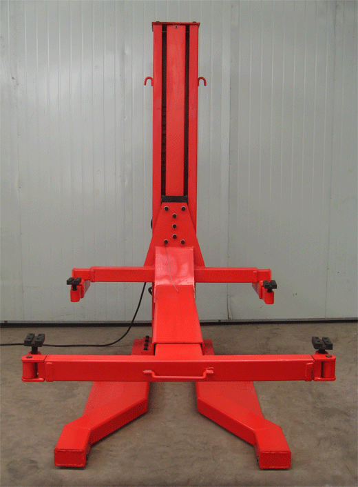 New product for 2013 mobile hydraulic single post vehicle lift 4400lbs