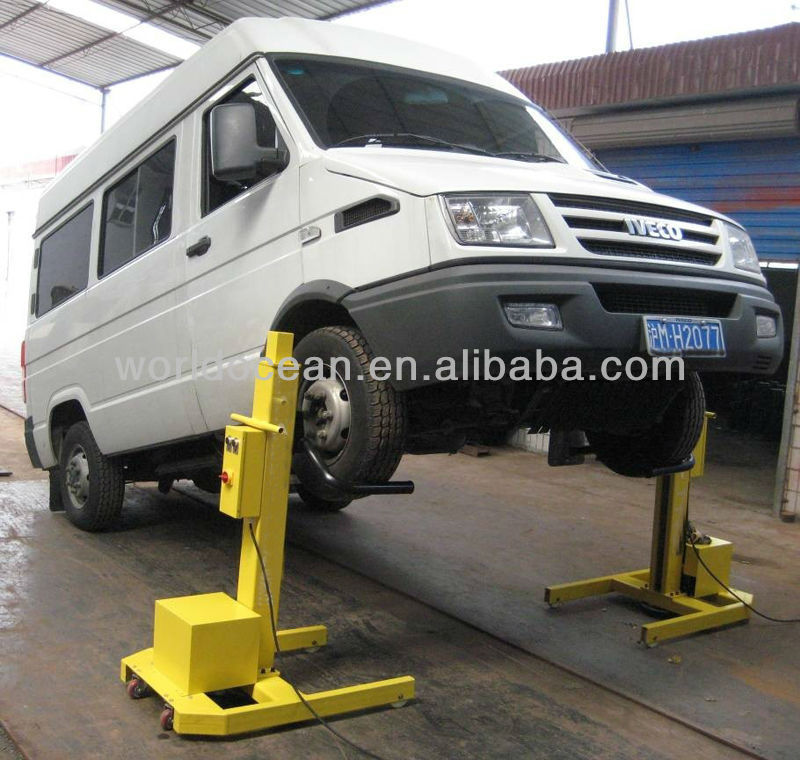 New Product for 2013 Single post hydraulic portable car lift for heavy duty