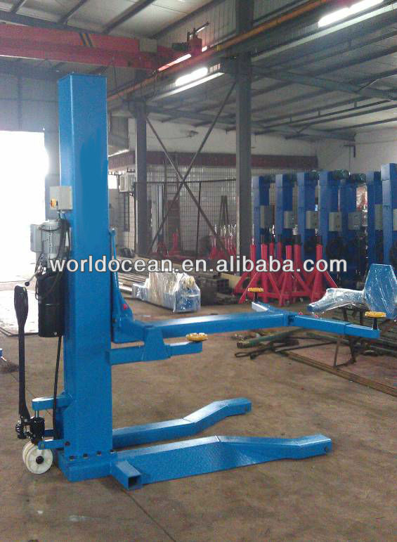 Cheap single post car lift for sale now