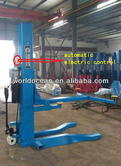 Used home garage single post car lift for car repair made in China