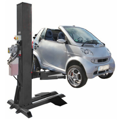 Convenient Single post mobile hydraulic car lifts