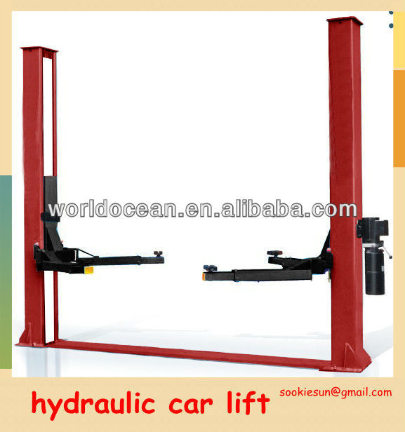 floor plate car lift ,2 post hydraulic car lift,auto hoist