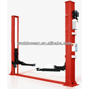 Double cylinder hydraulic lift