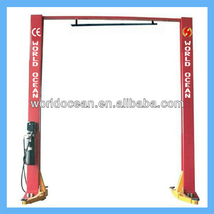 Auto Car Gantry Lift With Electromagnetic Release Double Cylinder Garage Equipment WT4200-B