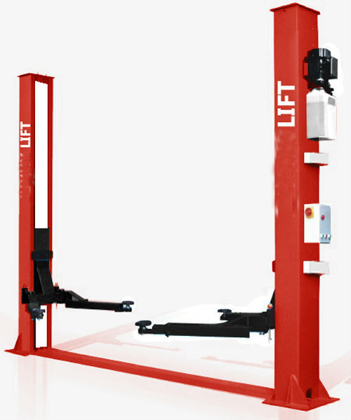 mechanical vehicle lift 2-post car hoist with pallet WT4200-A