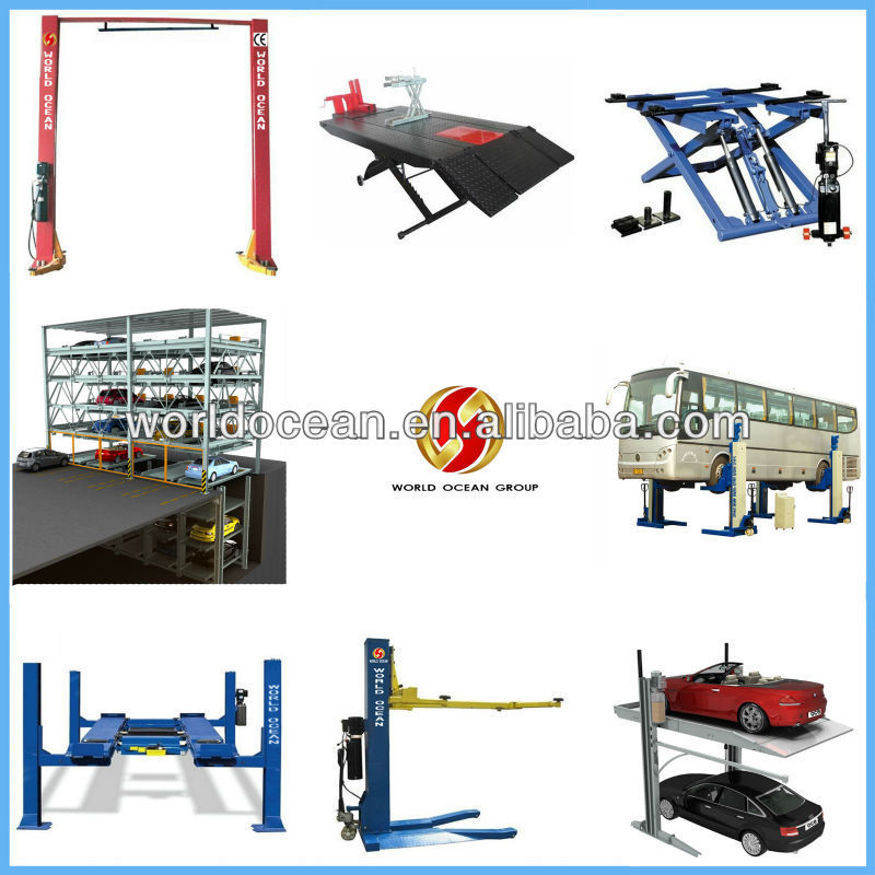 Four post car lifting equipment with CE