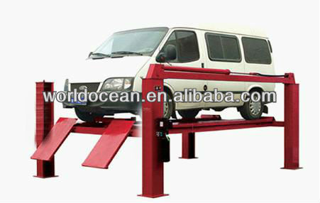 High quality four post hydraulic parking lift