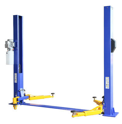 One point manual unlock two post automatic car lift WT3200-AS with CE