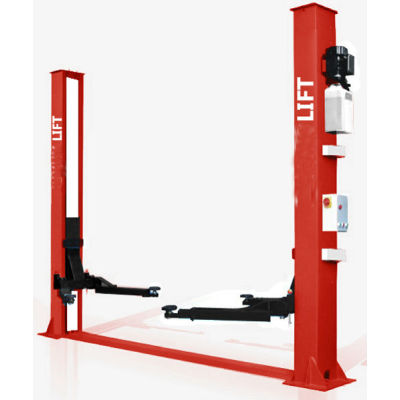 One point manual unlock two post automatic car lift WT3200-AS with CE