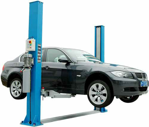 3.5tons 2 post in floor hydraulic car lift price
