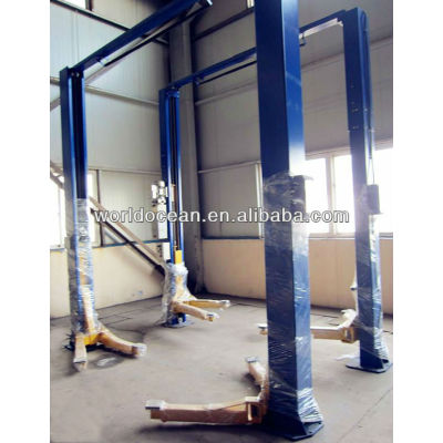 Two post car lift double cylinder hydraulic lift