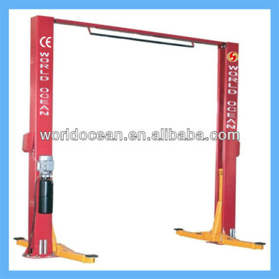 two post double-cylinder floor plate hydraulic lift/used car lifts for sale/car lifting machine WT4500-BCX