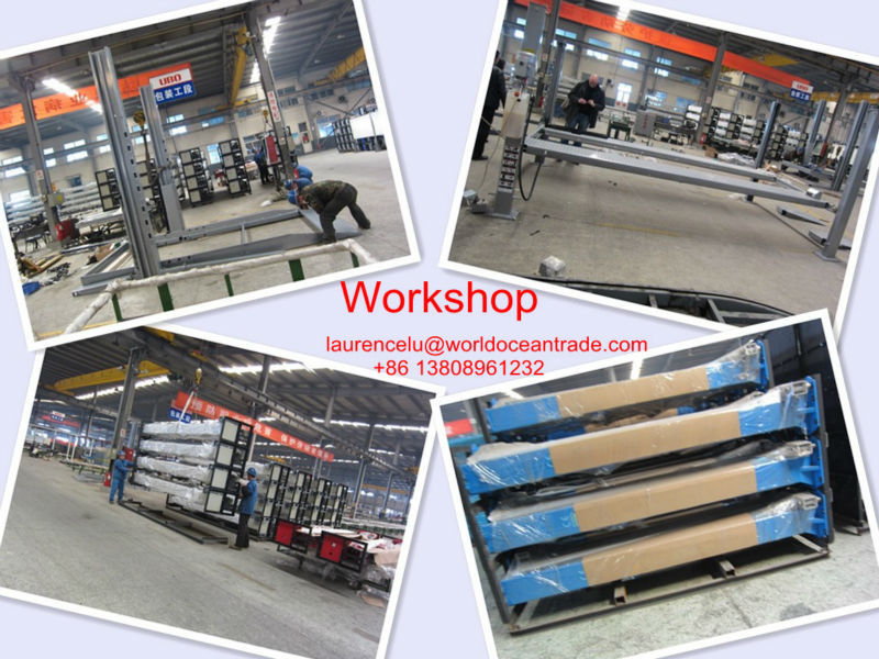 2 post low ceiling car lift 4T/1900mm hydraulic lift for car wash with CE