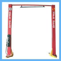 one side manual lock release clear floor type two post lift WT3200-BS
