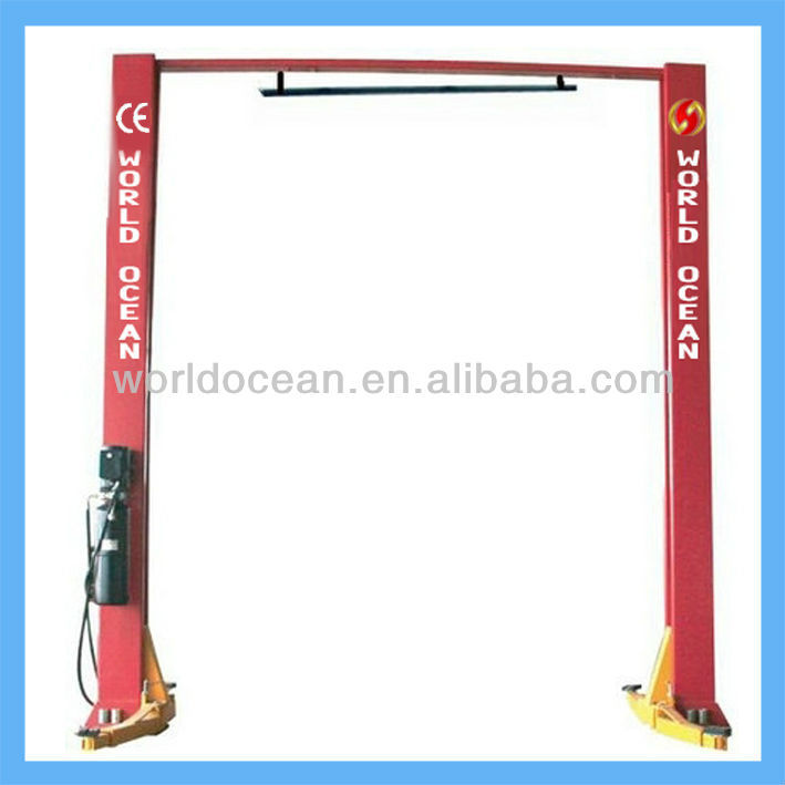 2 post clear vehicle lifter