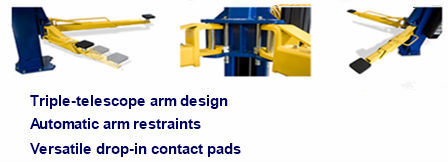 New Product for 2013 Overhead 2 post hydraulic vehicle lifting equipment meet CE certificate